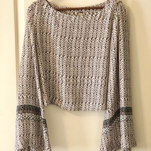 Free People cropped blouse